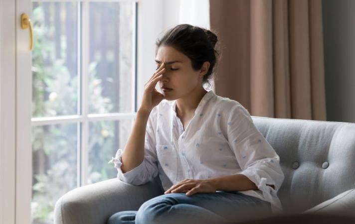 Stressed caregiver